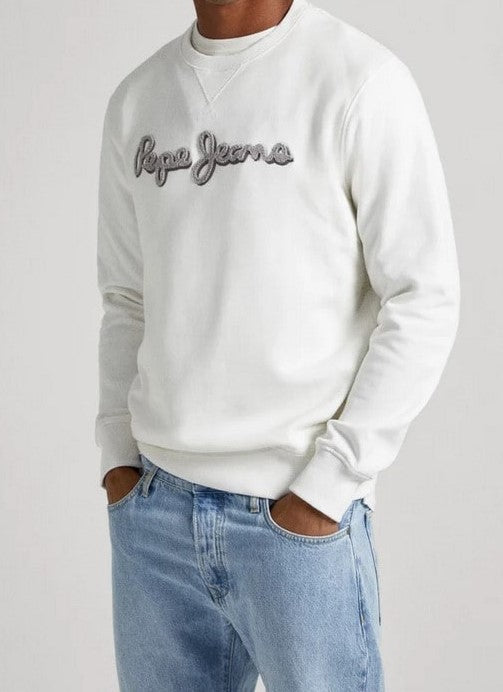 ΜΠΛΟΥΖΑ ΦΟΥΤΕΡ PEPE JEANS RYAN CREW ΛΕΥΚΟ