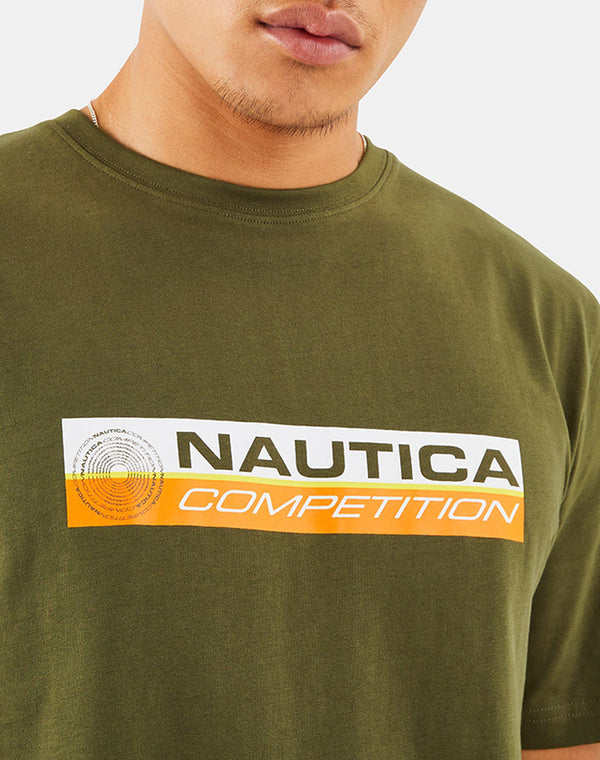 T-SHIRT NAUTICA ΜΕ ΛΟΓΟΤΥΠΟ ΛΑΔΙ