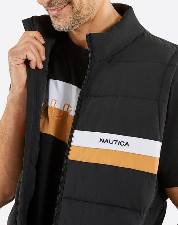 ΑΜΑΝΙΚΟ ΜΠΟΥΦΑΝ NAUTICA ZEFFER GILET ΜΑΥΡΟ