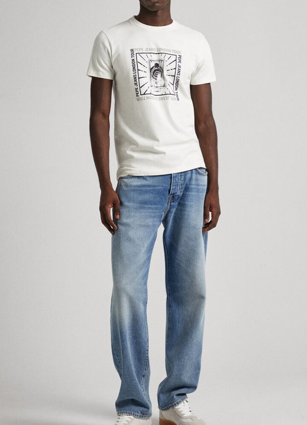 T-SHIRT PEPE JEANS CHUCK ECRU