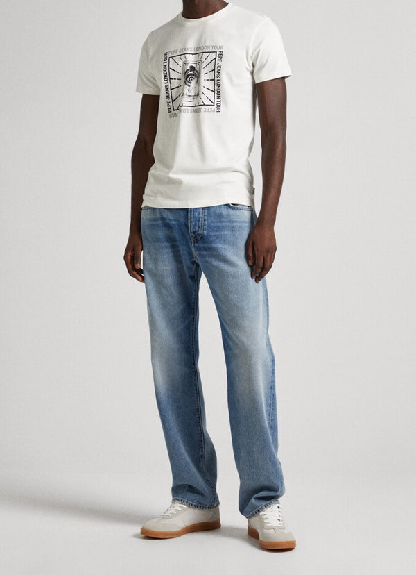 T-SHIRT PEPE JEANS CHUCK ECRU