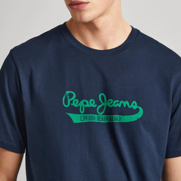 T-SHIRT PEPE JEANS CLAUDE NAVY