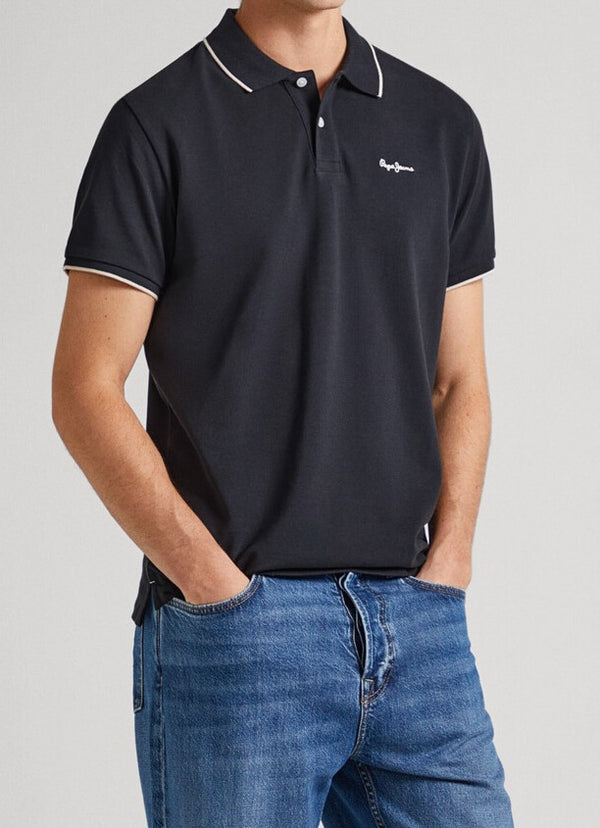 ΜΠΛΟΥΖΑ POLO PEPE JEANS HANS ΜΑΥΡΗ