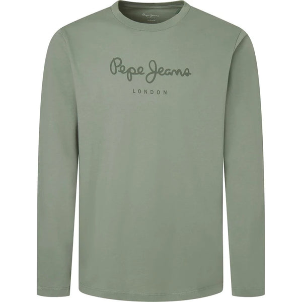 ΜΠΛΟΥΖΑ PEPE JEANS EGGO ΜΕ ΜΑΚΡΥ ΜΑΝΙΚΙ UMBER GREEN