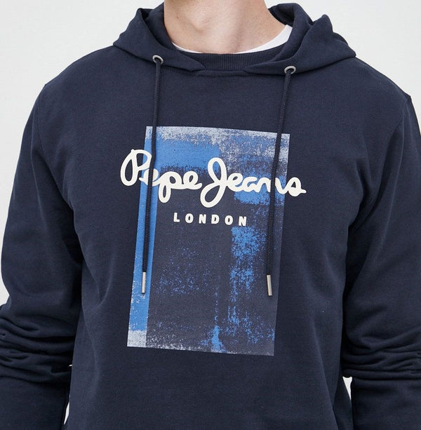 ΜΠΛΟΥΖΑ ΦΟΥΤΕΡ ΜΕ ΚΟΥΚΟΥΛΑ PEPE JEANS PIERCE NAVY