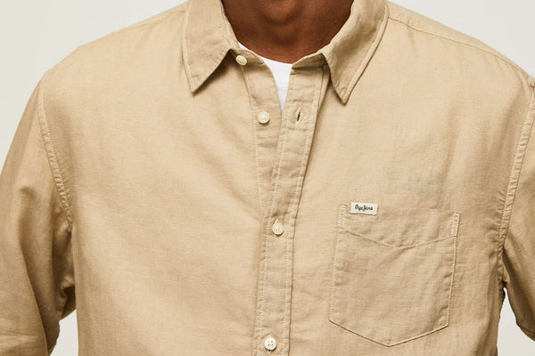 ΠΟΥΚΑΜΙΣΟ PEPE JEANS PARKER LONG CAMEL