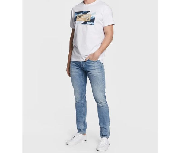 T-SHIRT PEPE JEANS REDERICK ΛΕΥΚΟ