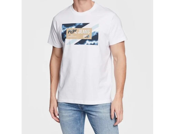 T-SHIRT PEPE JEANS REDERICK ΛΕΥΚΟ